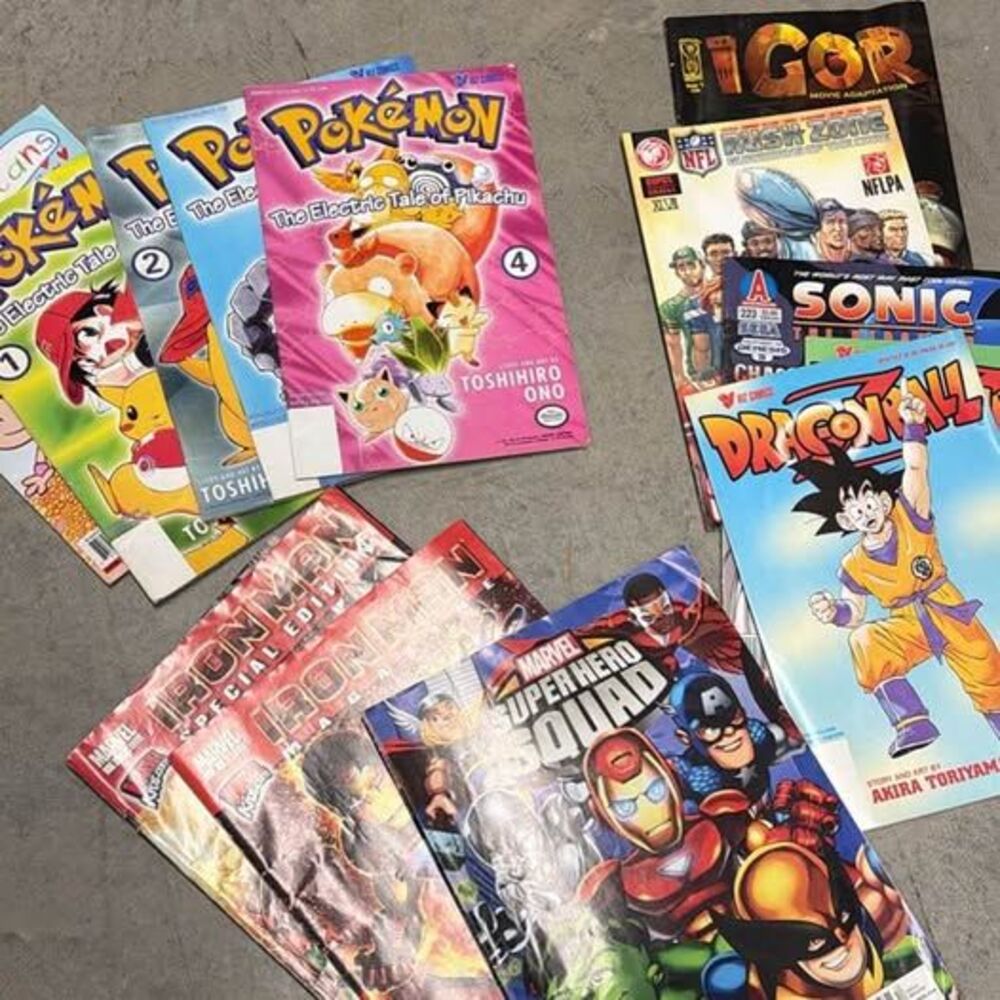 Comic Book Lot - Pokémon, Dragon Ball, Marvel, Sonic